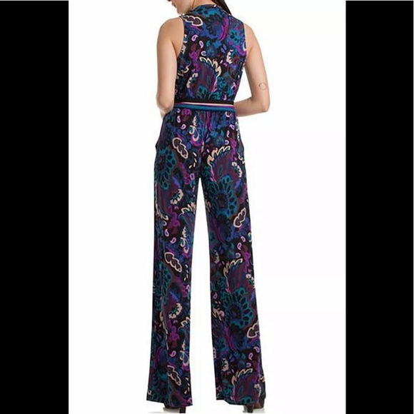 jumpsuit Trina Turk stretch material fit S/ M size - Picture 2 of 5